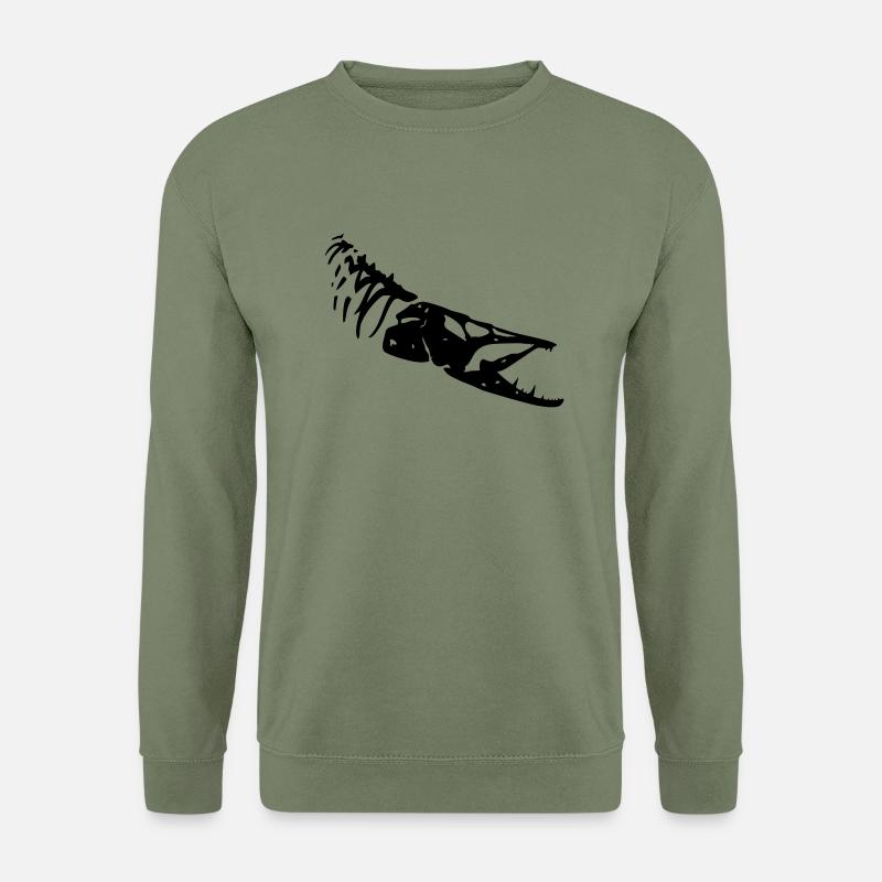 pike_bone1 - Unisex Pullover - Armeegrün
