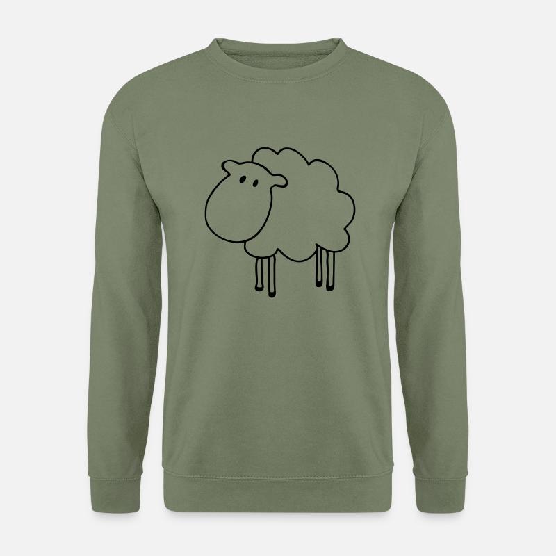 Schaf - Unisex Pullover - Armeegrün