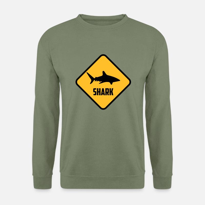 Shark - Unisex Pullover - Armeegrün