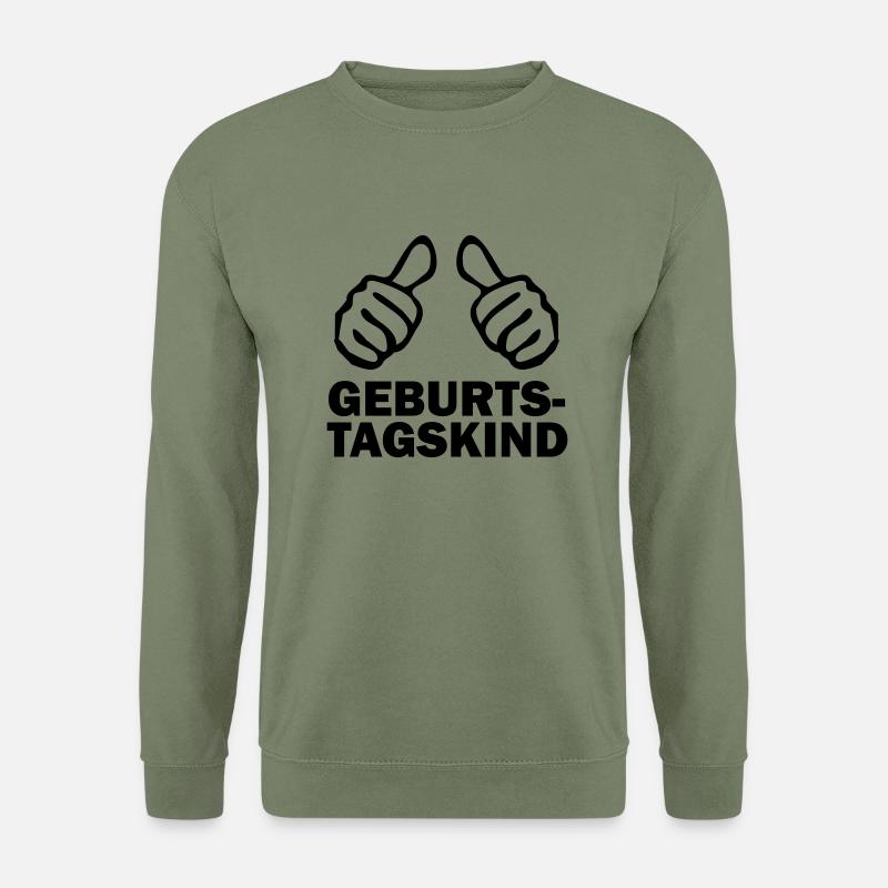 geburtstagskind - Unisex Pullover - Armeegrün