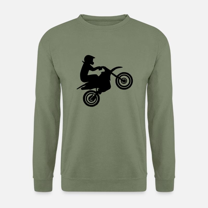Motocross - Unisex Pullover - Armeegrün