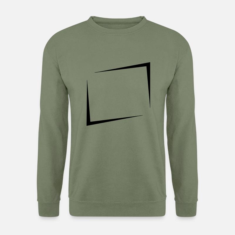 Cool shield rectangle - Unisex Sweatshirt - army green