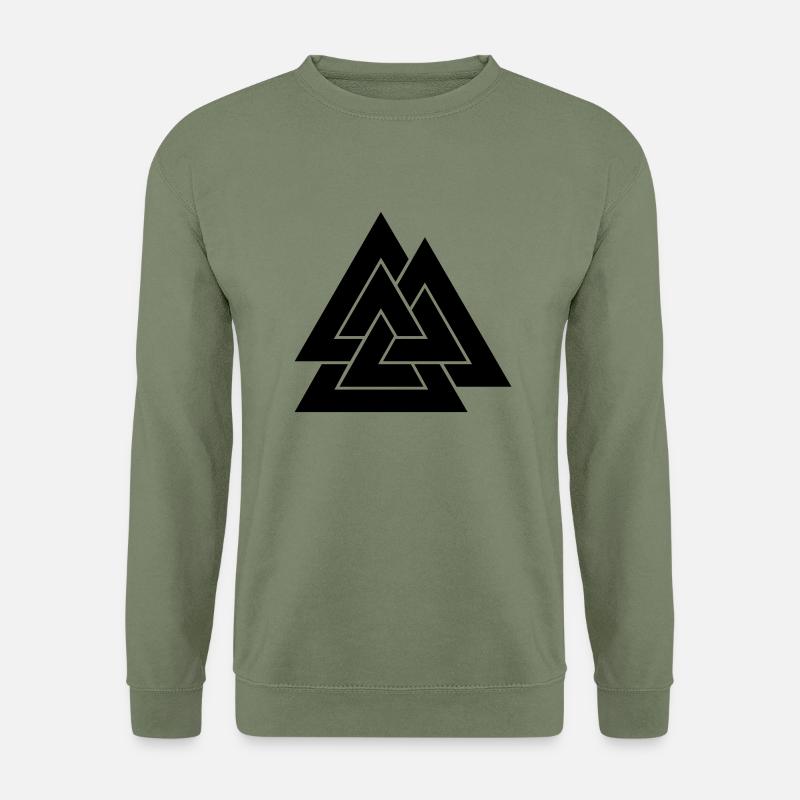 Valknut - Sweat-shirt Unisexe - vert militaire