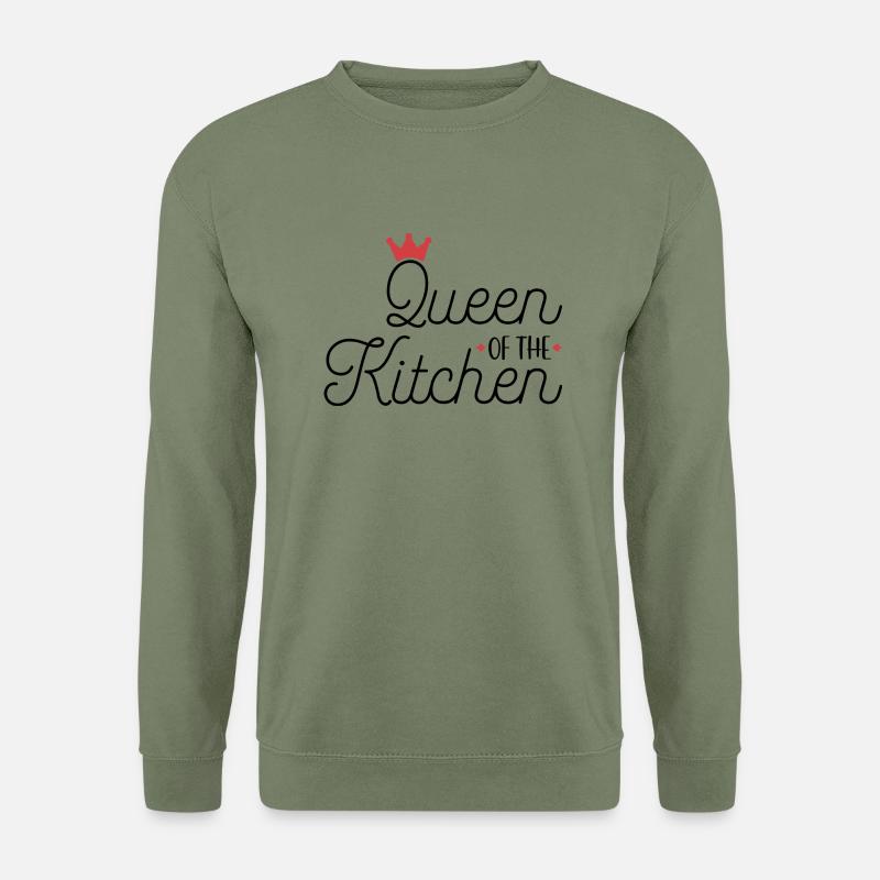 Queen of the Kitchen - Unisex Pullover - Armeegrün