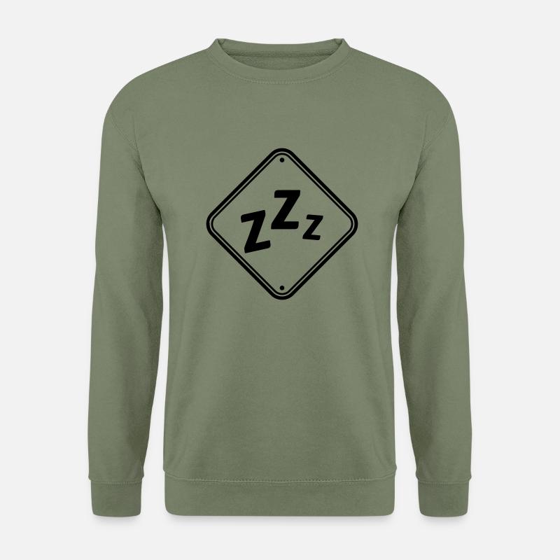 Attention snoring shield - Unisex Sweatshirt - army green