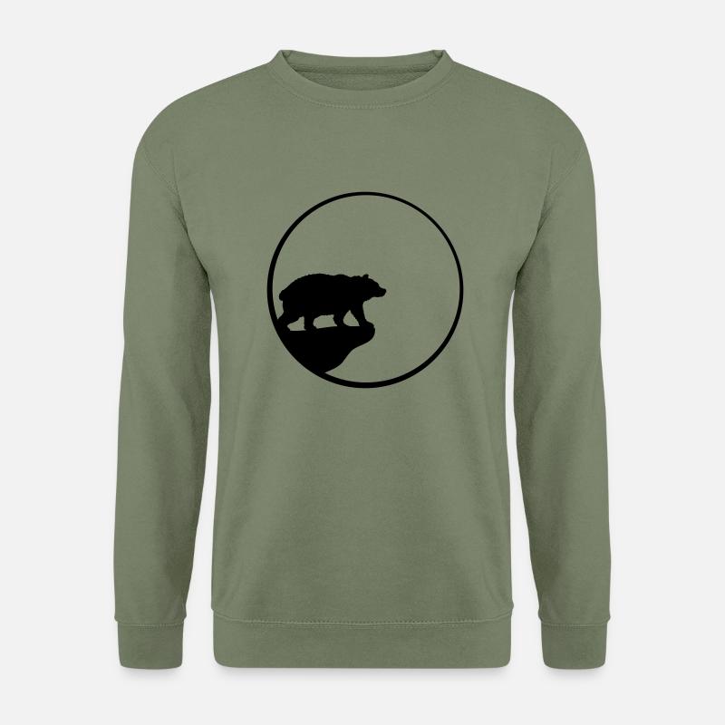 Moon Cliff Bear - Unisex Sweatshirt - army green