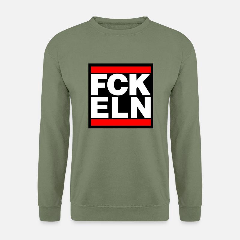 FCK ELN - Unisex Pullover - Armeegrün