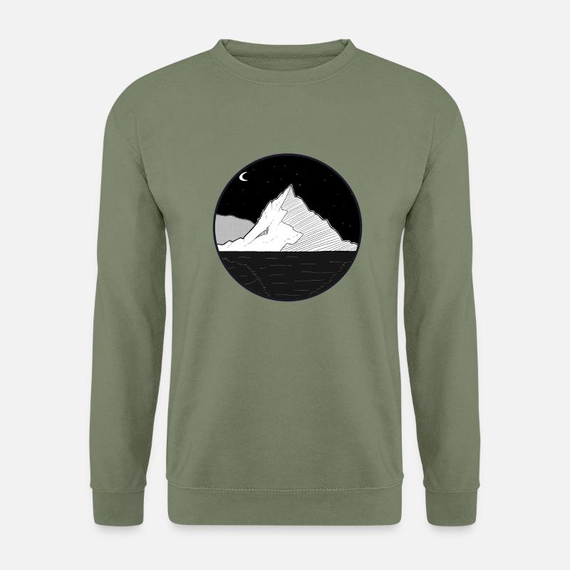 Mountain Reflection - Unisex Sweatshirt - army green
