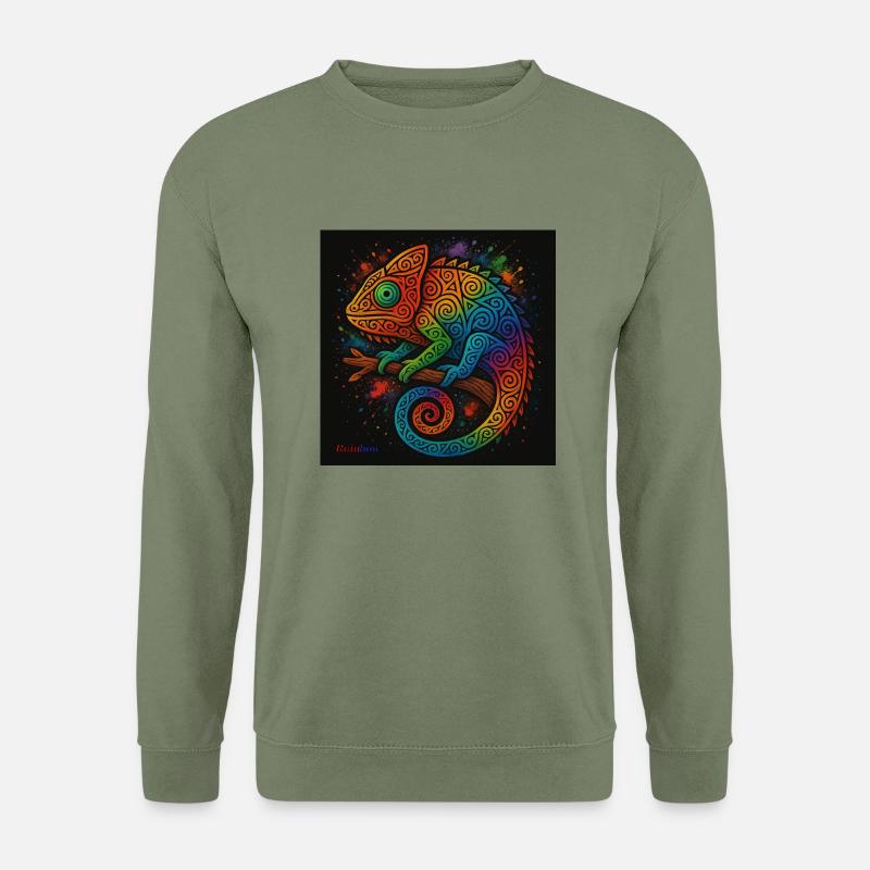 Regenbogen - Unisex Pullover - Armeegrün