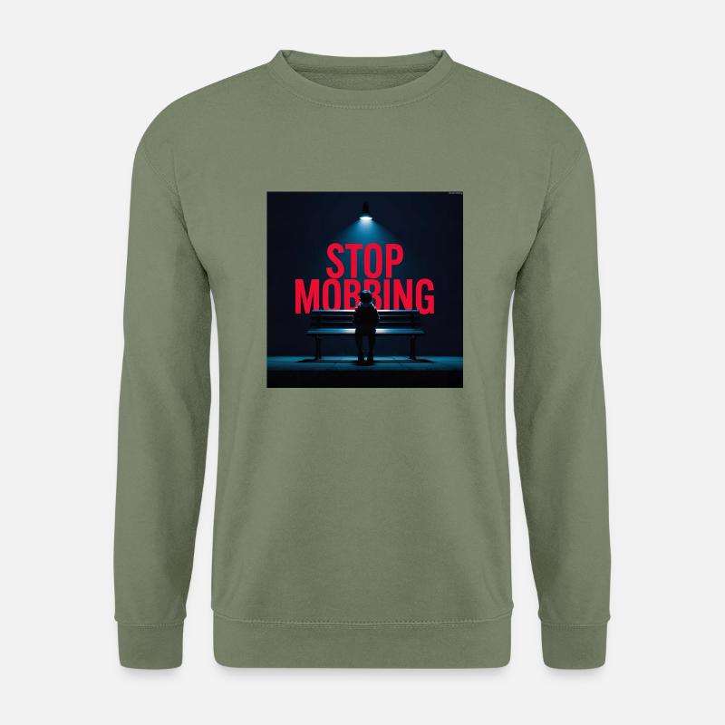 Stop Mobbing - Unisex Pullover - Armeegrün
