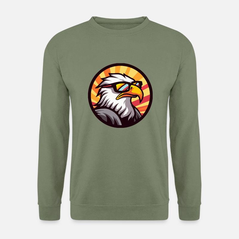 Eagle Comic Cool - Unisex Sweatshirt - army green