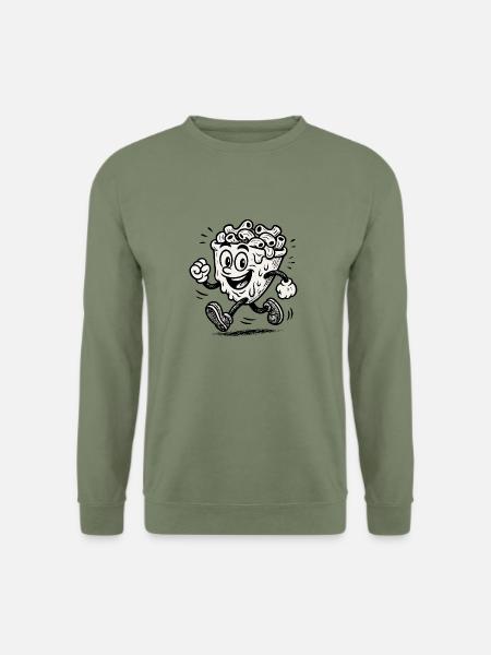 mac n cheese - Unisex Pullover - Armeegrün