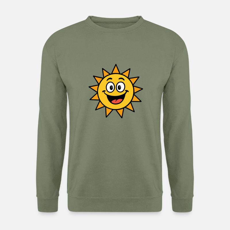 sonne comic - Unisex Pullover - Armeegrün