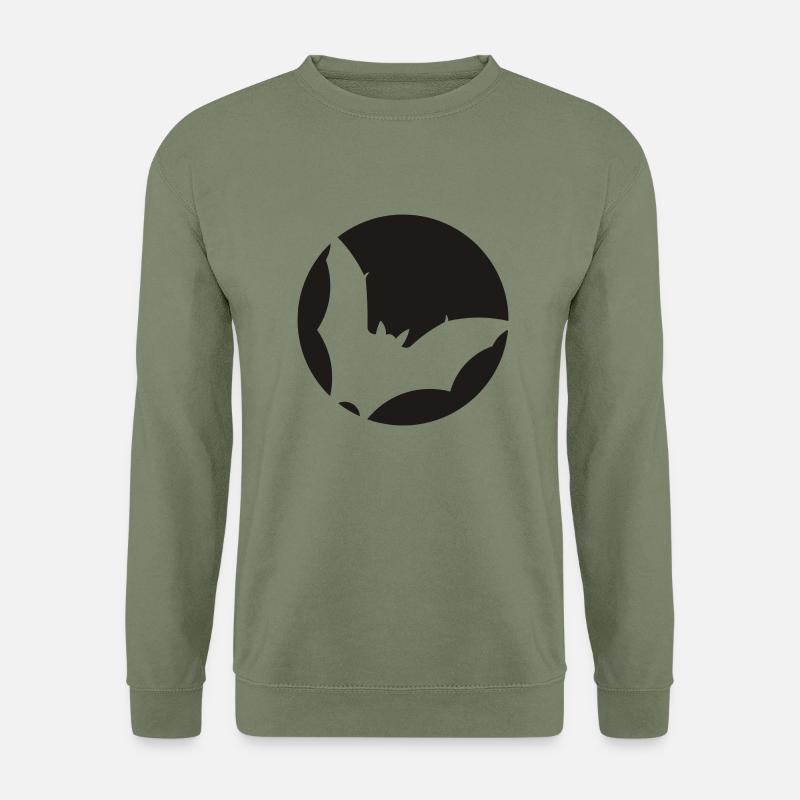 Fledermaus-Bat - Unisex Pullover - Armeegrün