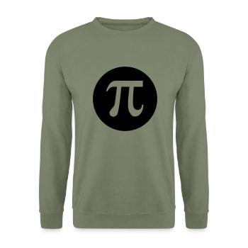 Universelles Zeichen / Mathe - Unisex Pullover - Armeegrün - Vorne - Alina (178cm) & Michal (187cm)