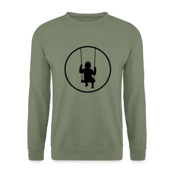 SchaukEmma - Unisex Pullover - Armeegrün - Vorne - Alina (178cm) & Michal (187cm)