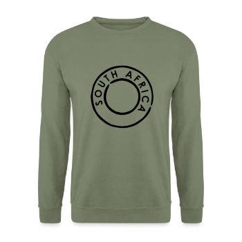 South Africa - Unisex Sweatshirt - army green - Front - Alina (178cm) & Michal (187cm)