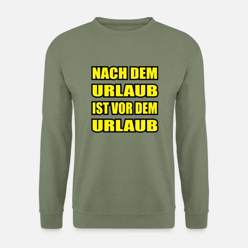 urlaub - Unisex Pullover - Armeegrün