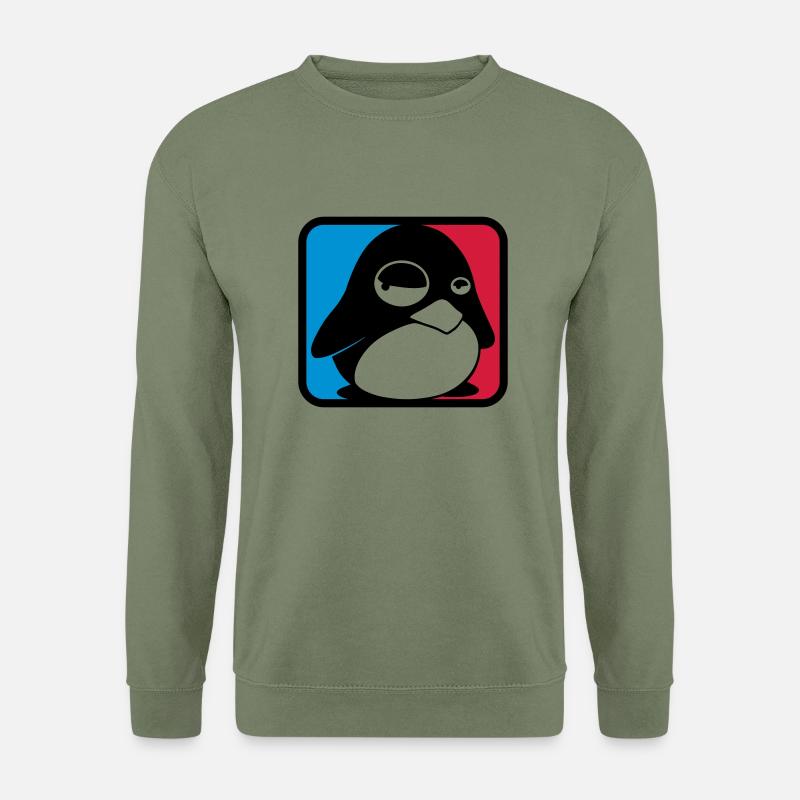 TUX League, LINUX - Unisex Sweatshirt - army green