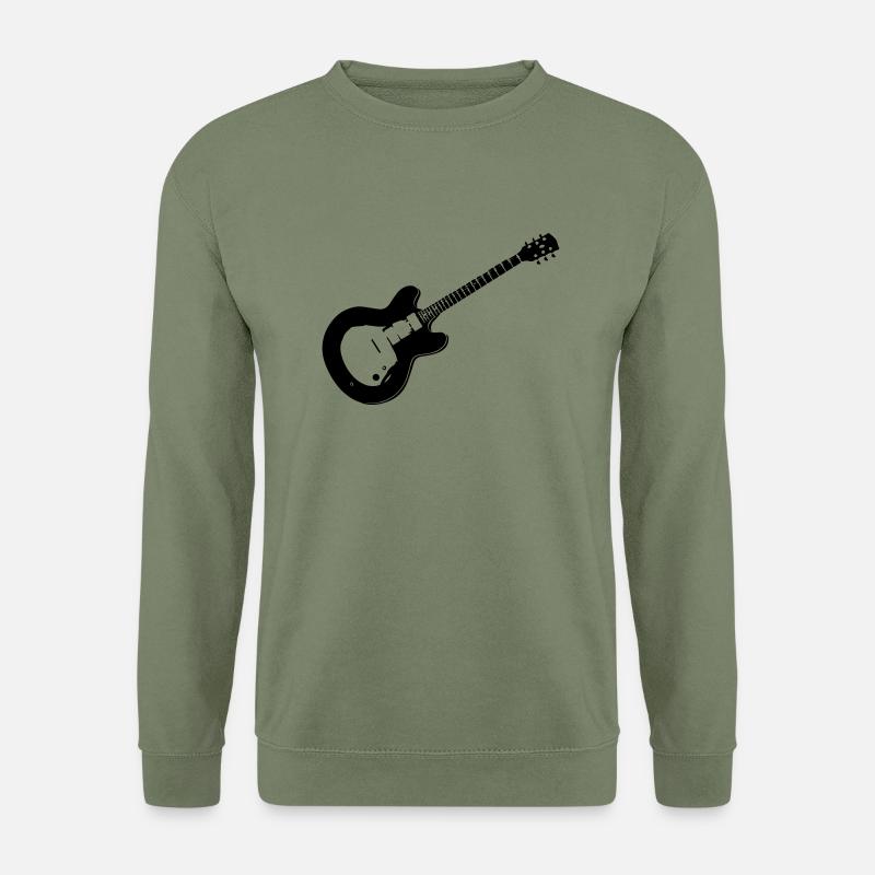 guitar - Unisex Pullover - Armeegrün
