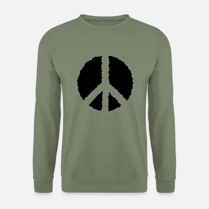 PEACE PEACE- - Unisex Pullover - Armeegrün