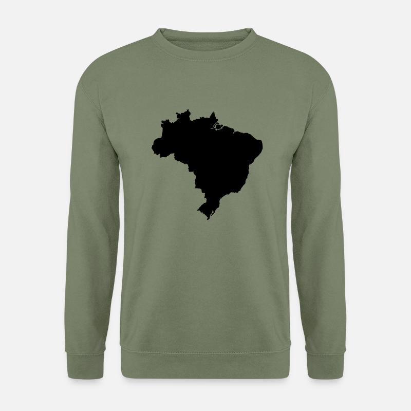 Brasilien - Unisex Pullover - Armeegrün