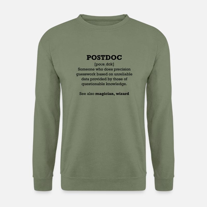 Postdoc - wizard - Unisex Sweatshirt - army green