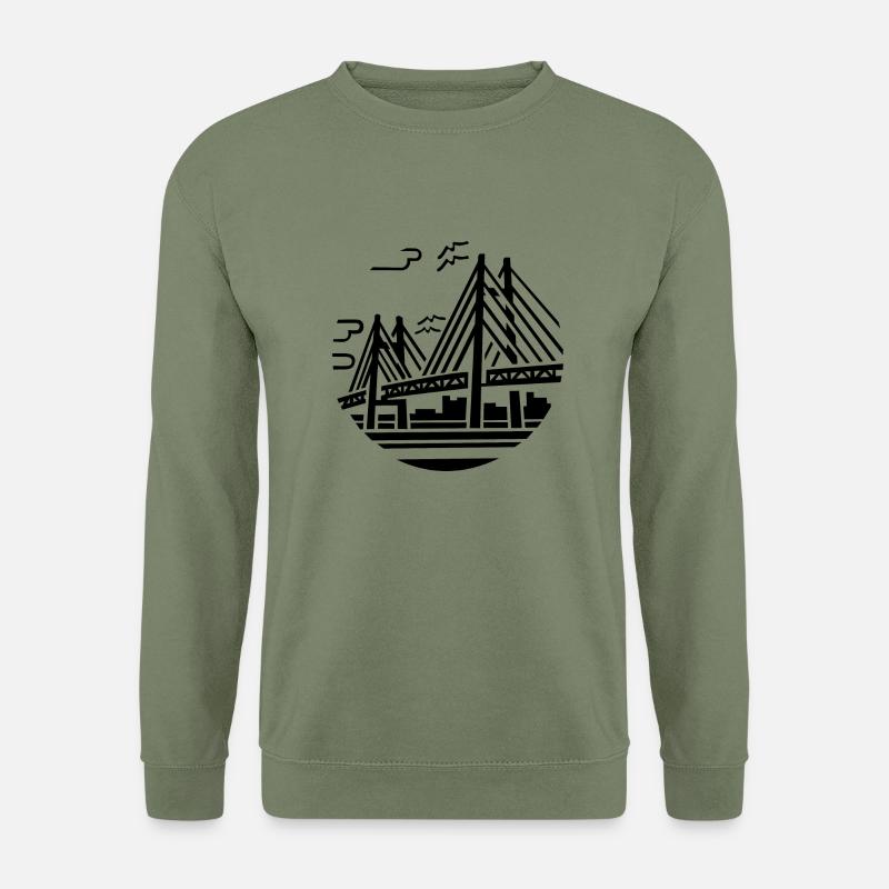 Brücke - Unisex Pullover - Armeegrün