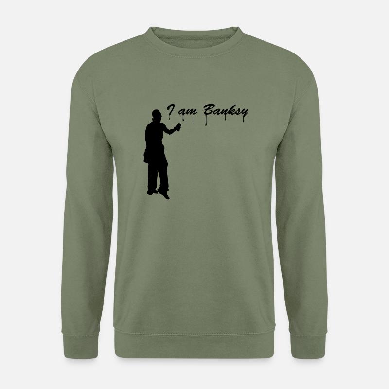 i_am_banksy - Unisex Pullover - Armeegrün