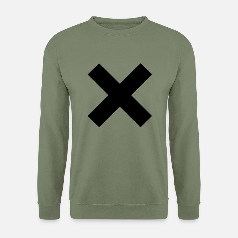Kreuz - Unisex Pullover - Armeegrün