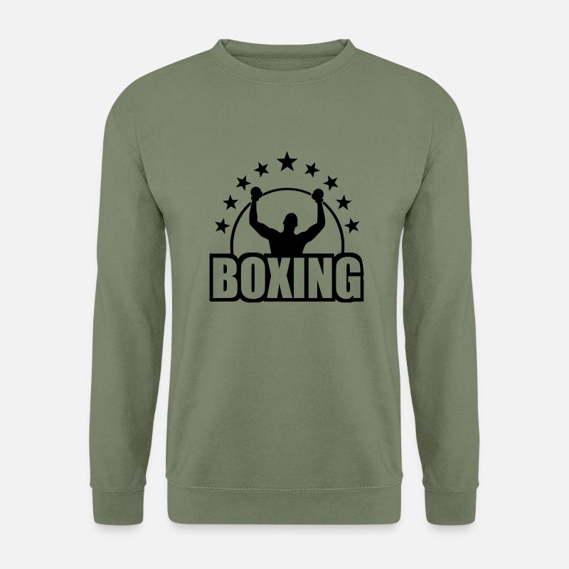 boxing - Unisex Pullover - Armeegrün