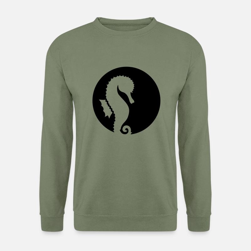 Seepferdchen - Unisex Pullover - Armeegrün