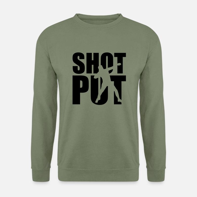 Shot put - Unisex Sweatshirt - army green