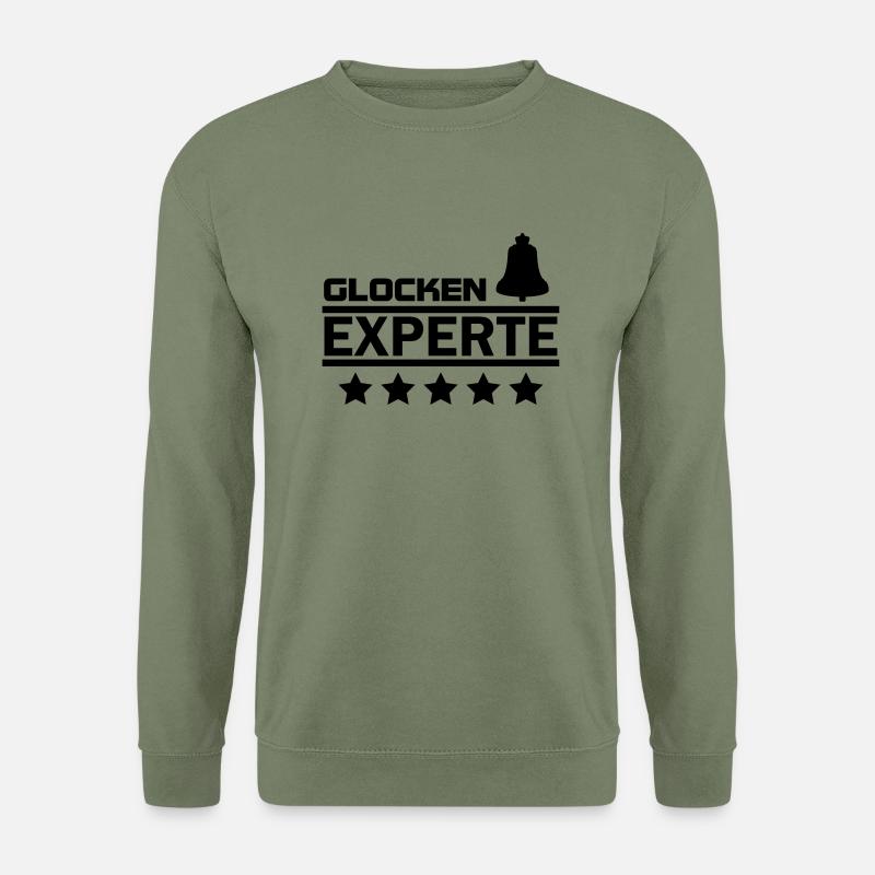 glocken experte - Unisex Pullover - Armeegrün