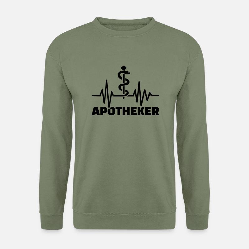 Apotheker - Unisex Pullover - Armeegrün