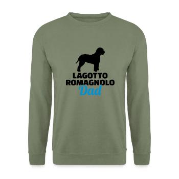 Lagotto Romagnolo - Unisex Pullover - Armeegrün - Vorne - Alina (178cm) & Michal (187cm)