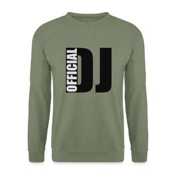official DJ - Unisex Sweatshirt - army green - Front - Alina (178cm) & Michal (187cm)