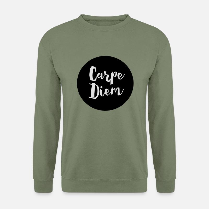 CARPE DIEM - Unisex Pullover - Armeegrün