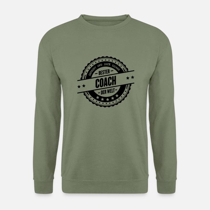 Bester Coach - Unisex Pullover - Armeegrün