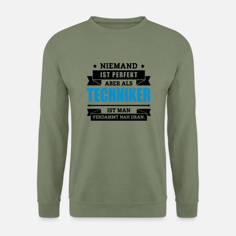 Funshirt Techniker - Unisex Pullover - Armeegrün