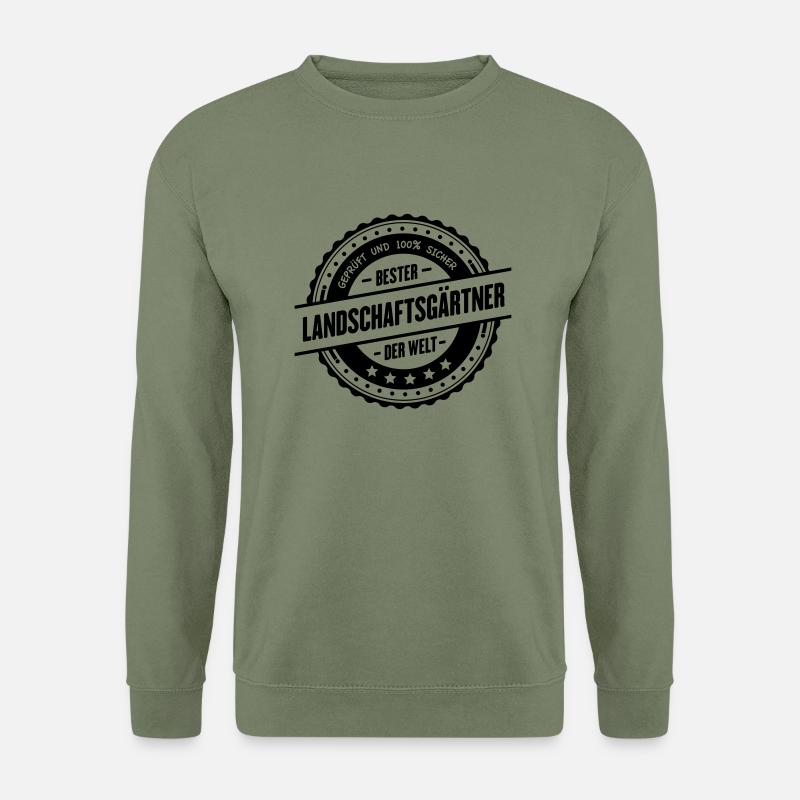Bester Landschaftsgärtner - Unisex Pullover - Armeegrün