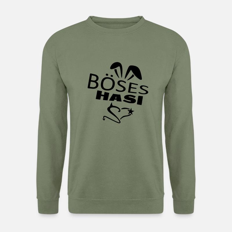 Böses Hasi - Unisex Pullover - Armeegrün