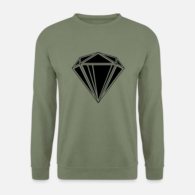 Diamant - Unisex Pullover - Armeegrün
