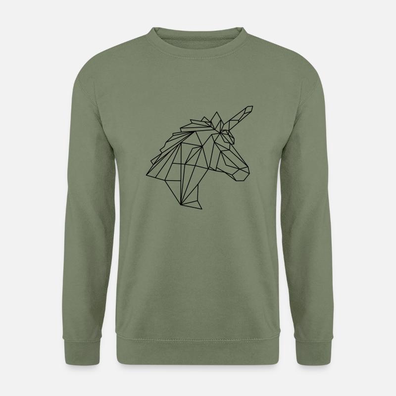 Licorne Graph - Unisex Sweatshirt - army green