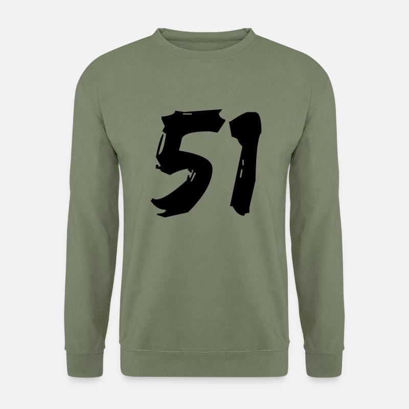 Brushed 51 - Unisex Pullover - Armeegrün