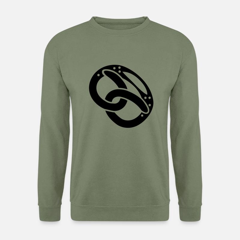 brezel_f1 - Unisex Pullover - Armeegrün