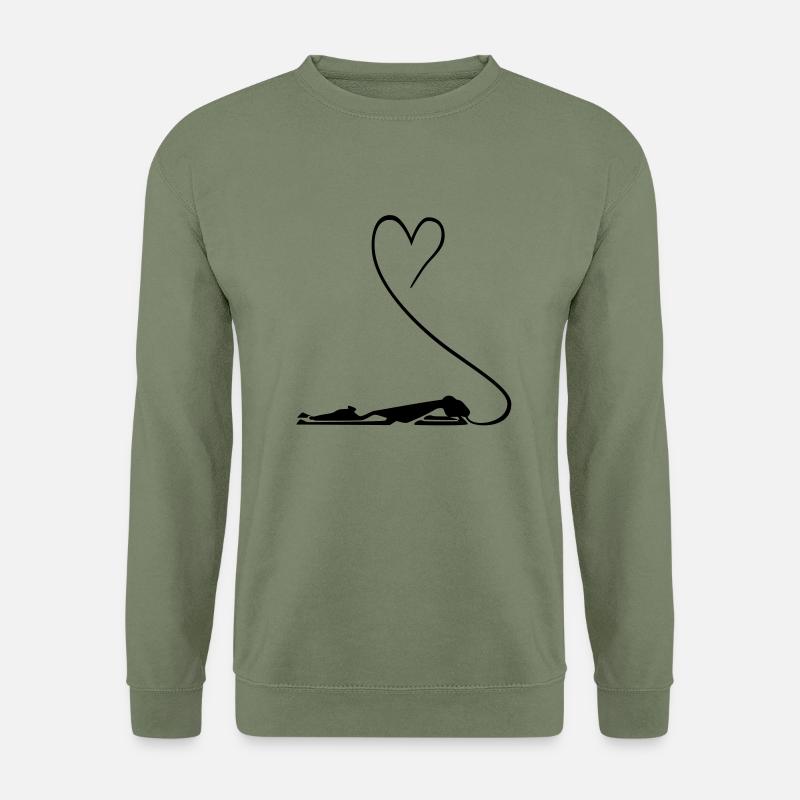 love - Unisex Pullover - Armeegrün