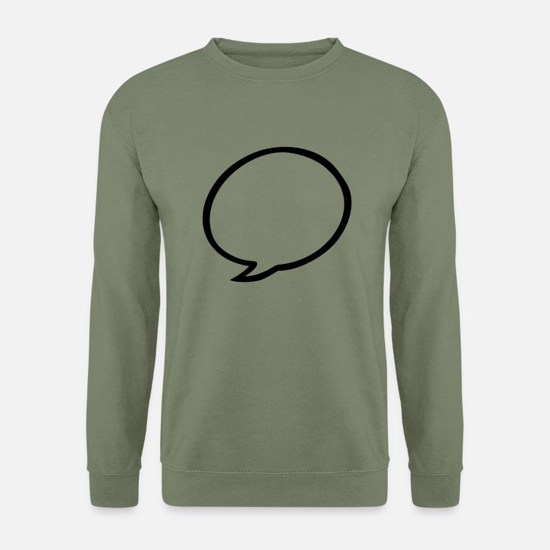 speech bubble - Unisex Sweatshirt - army green