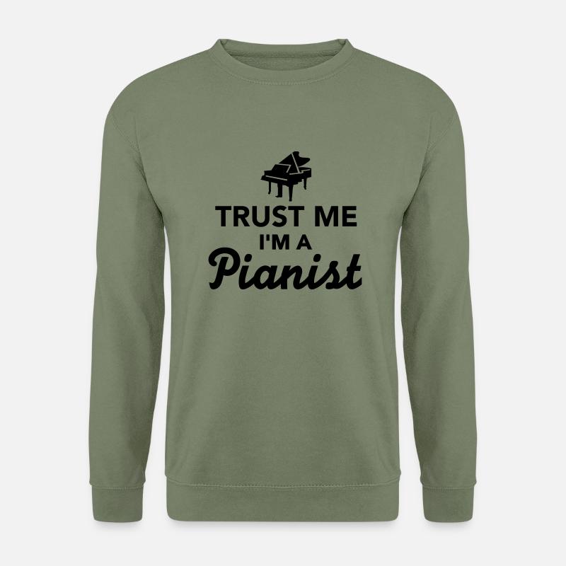 Klavier - Unisex Pullover - Armeegrün