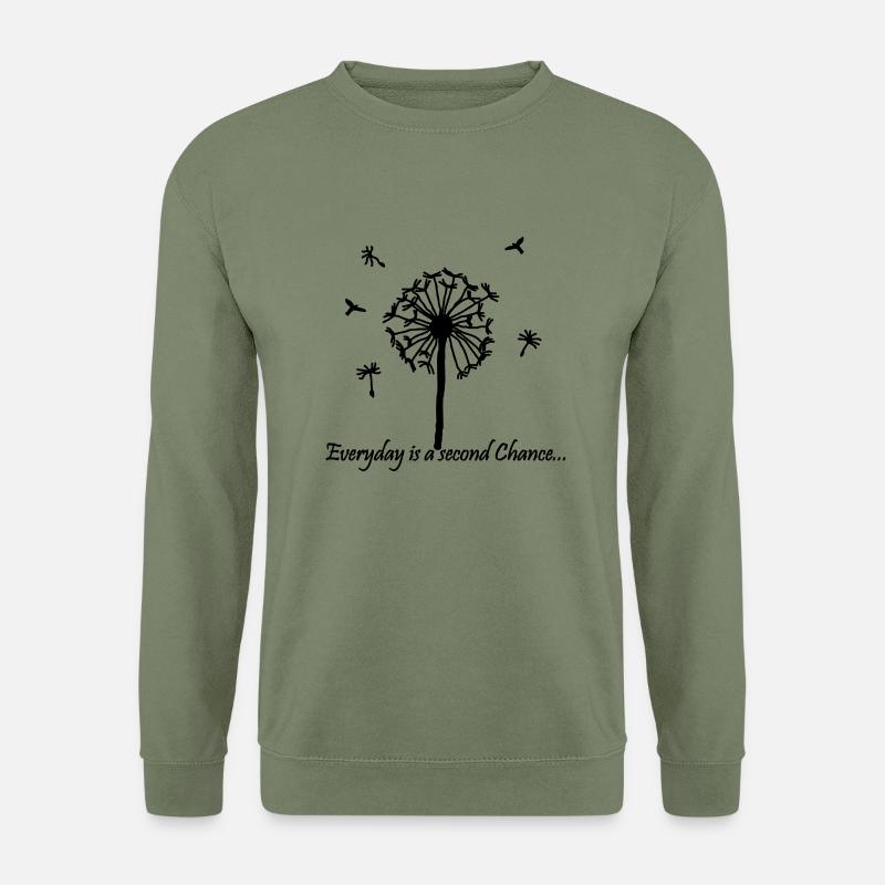 Pusteblume - Unisex Pullover - Armeegrün